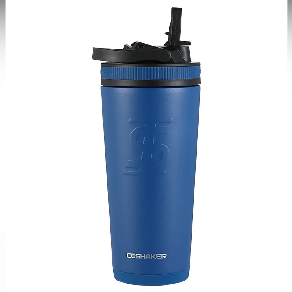 MWT ICE SHAKER SPORTS BOTTLE- NAVY 26 FL. OZ.